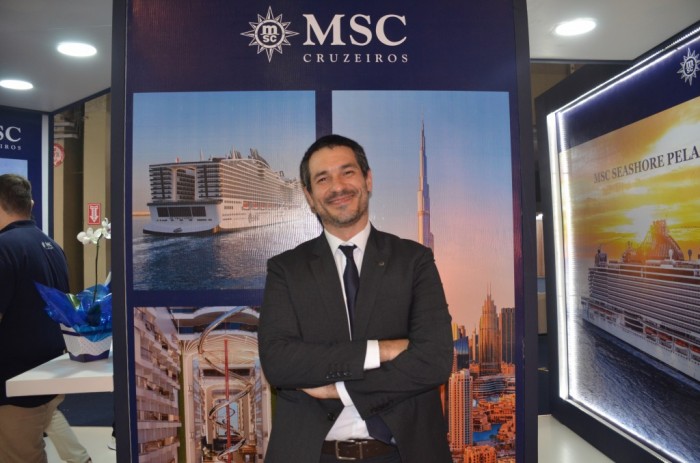 Abav Expo: "vendas para a temporada estão à todo vapor", diz diretor Comercial da MSC 1 Ignacio Palacios, da MSC Cruzeiros, falou sobre as vendas desta temporada, preparação para a próxima e os pacotes internacionais durante a feira
