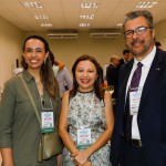 Isabella Montello, do Sebrae, Ana Guerreiro, do Sebrae, e Roberto Nedelcius, presidente da Braztoa