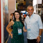 Juliana Assumpção e Fernando Santos, da Abav-SP Aviesp