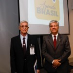 Luiz Rocha Paiva, do Instituto Sagres, e Márcio Santiago, presidente da Federação de CVBs