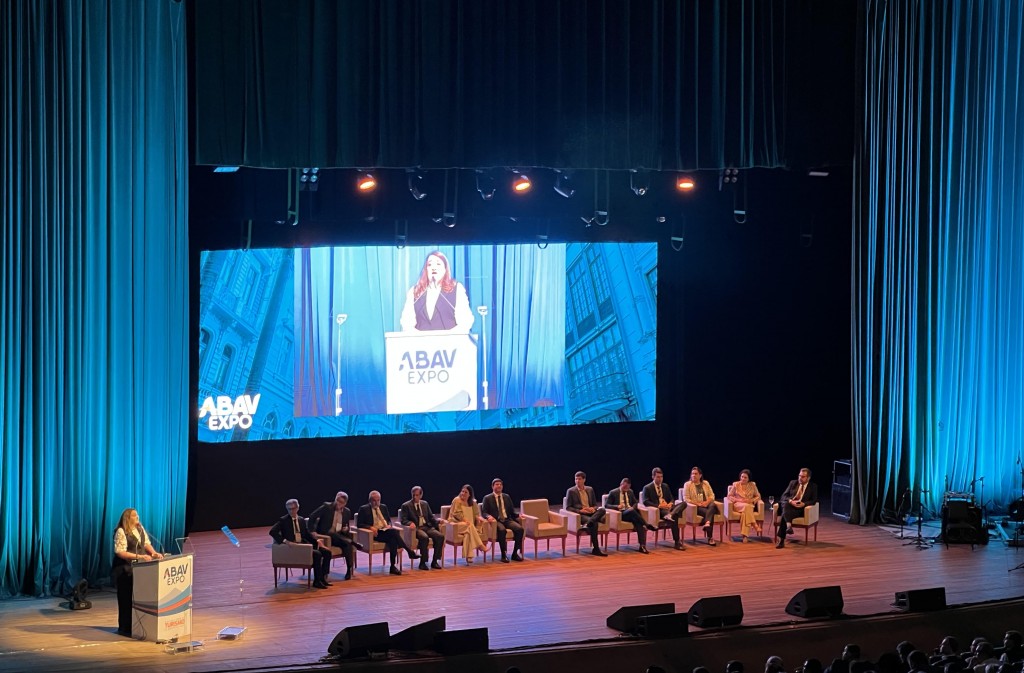 Magda Nassar, na abertura da Abav Expo