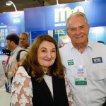 Magda Nassar, presidente da Abav Nacional, e Roy Taylor, do M&E