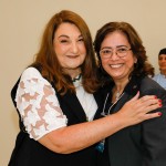 Magda Nassar, presidente da Abav Nacional, e Fátima Bezerra, diretora da Abav Nacional