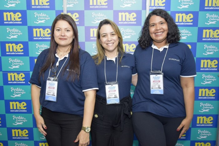 Europlus reforça escritório regional e lança campanha de vendas Marcela Couto, Juliana Pinheiro e Kamila Lopes, da Europlus (Foto: Ana Azevedo/M&E)