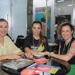 Margot Rosenbrock e Andrezza Negrini, de Balneário Camboriú, com Natalia Strucchi, do M&E