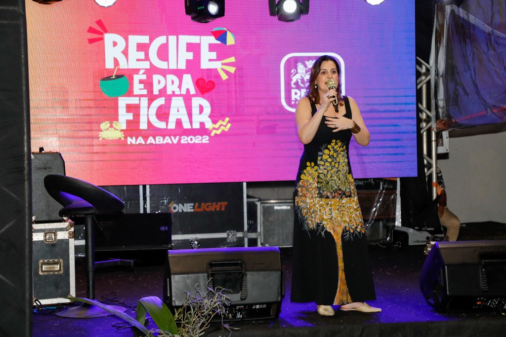 Abav Expo 2022 bate recorde de pré-inscritos e espera 30 mil participantes em três dias Milu Megali, secretária de turismo do estado de Pernambuco