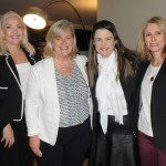 Monica Nardo e Annette Taeuber, da Lufthansa, Jacqueline Ledo, da Orinter, e Cristina Rached, da Lufthansa Monica Nardo e Annette Taeuber, da Lufthansa, Jacqueline Ledo, da Orinter, e Cristina Rached, da Lufthansa