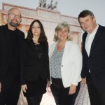 Moritz van Dülmen, de Berlin, Martina Hackelberg, Cônsul Geral da Alemanha em São Paulo, Annette Taeuber, da Lufthansa, e Burkhard, do visitBerlin