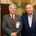 Márcio Santiago, presidente da Federação de CVBs, e Alexandre Sampaio, presidente da FBHA Márcio Santiago, presidente da Federação de CVBs, e Alexandre Sampaio, presidente da FBHA
