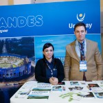 Mônica Lozano e Facundo Fernandes, do Turismo do Uruguai Mônica Lozano e Facundo Fernandes, do Turismo do Uruguai