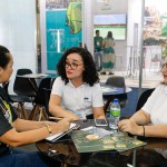 NAthalia Strucchi, do M&E, com Andréia Menezes e Helena Mesquita, do WZ Hotel Jardins