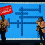O evento contou com palavras cruzadas do Donald para interação dos agentes