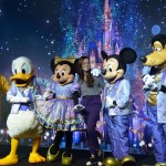 Os agentes tiveram a chance de tirar uma foto com os personagens da Turma do Mickey