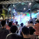 Palco Coreto, na Praça Dom Pedro II é palco de grupos musicais