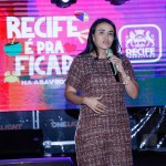 Pamela Alves, secretaria de Turismo do Recife durante o evento