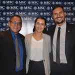 Pedro Silva, Eliz Silva e Márcio Genaro, da equipe de Vendas da MSC Pedro Silva, Eliz Silva e Márcio Genaro, da equipe de Vendas da MSC