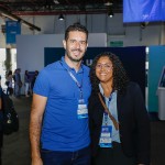 Rafael Ricci, da Karina Viagens, e Luciane Oliveira, da Viaje Com Classe