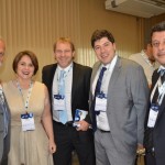 Ricardo Fazzini, da DR7, Marcia Leite, da MSC, Luiz Vieira e Paulo Papoy, da Krooze, e Fabiano Gama, da MSC Ricardo Fazzini, da DR7, Marcia Leite, da MSC, Luiz Vieira e Paulo Papoy, da Krooze, e Fabiano Gama, da MSC