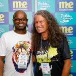 Robert Lanyasunya, do Kenia, e Mari Masgrau, do M&E