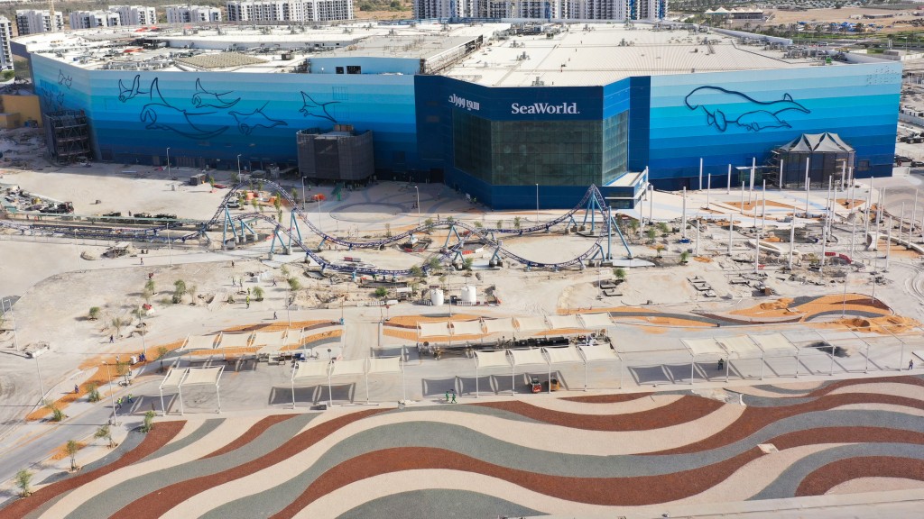 SeaWorld Abu Dhabi Construction Photo (PRNewsfoto/Miral)