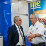 Silvio Nascimento, presidente da Embratur, e Roy Taylor, do M&E