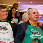 Sávio Neves, secretário de turismo do Rio de Janeiro, e Nilo Felix, homenageado pelo Clube do Feijão Amigo Sávio Neves, secretário de turismo do Rio de Janeiro, e Nilo Felix, homenageado pelo Clube do Feijão Amigo