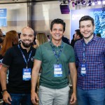 Thiago Souza, do Hot Beach, Eduy Azevedo, do WAM, e Juan Andrade, do Gramado Park Thiago Souza, do Hot Beach, Eduy Azevedo, do WAM, e Juan Andrade, do Gramado Park