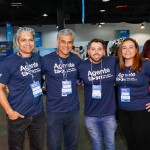 Vaucir Teixeira, Joaquim Domingos, Matheus Carriolio, e Paula Silva, da Azul Vaucir Teixeira, Joaquim Domingos, Matheus Carriolio, e Paula Silva, da Azul