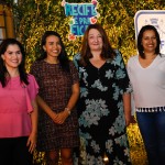 Vanessa Leal, presidente da Anseditur, Pamela Alves, Magda Nassar, e Meyre France, da Anseditur