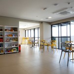 Área de lazer com mini mercado Área de lazer com mini mercado