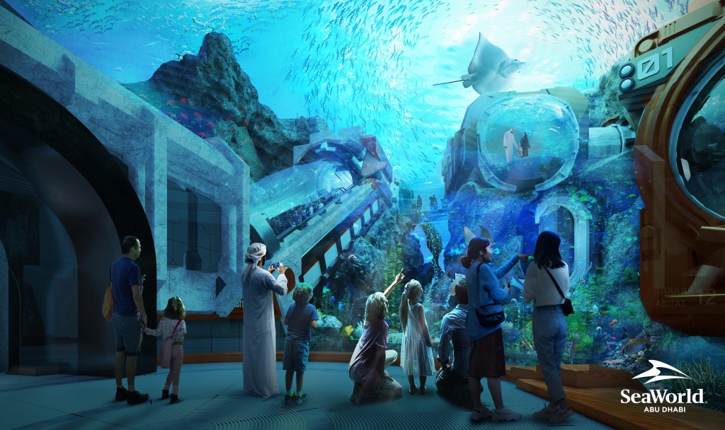 Com cinco andares e indoor, SeaWorld Abu Dhabi será inaugurado em 2023 4 SeaWorld Abu Dhabi EO Ocean Shelf (PRNewsfoto/Miral)
