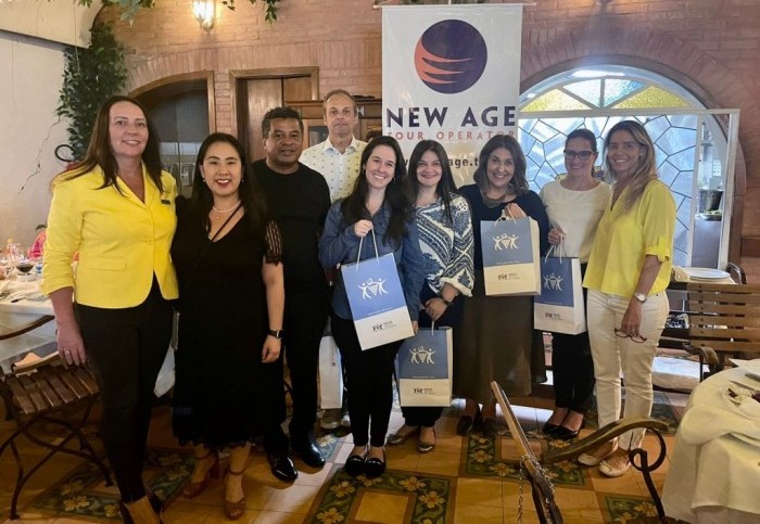 New Age capacita agentes de viagens em parceria com o Ministério do Turismo de Israel A New Age realizou eventos de capacitação pelo Brasil no mês de outubro (Foto: divulgação/New Age)