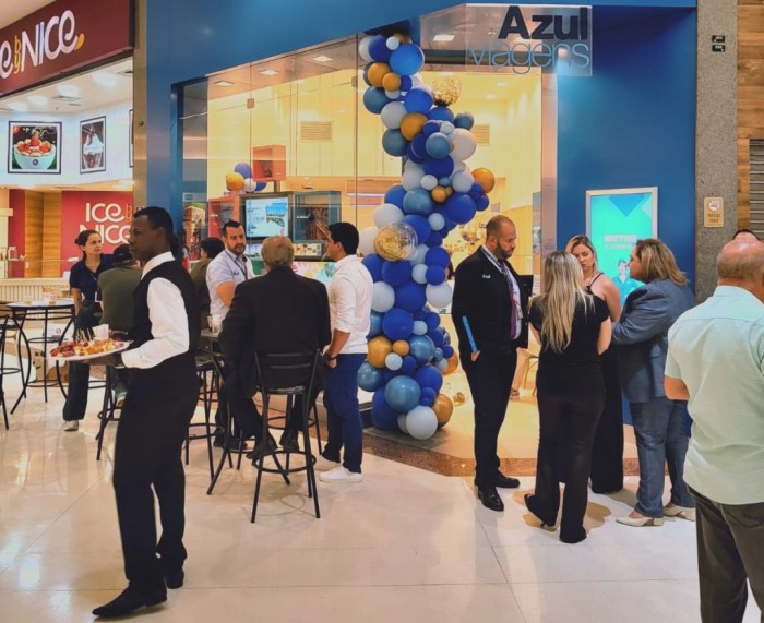 Azul Viagens abre nova loja em Uberaba (MG) Inauguração da nova loja da Azul Viagens em Uberaba, em Minas Gerais (Foto: divulgação/Azul Viagens)