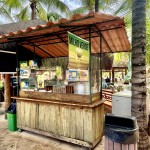Barraca de milho do Hot Beach