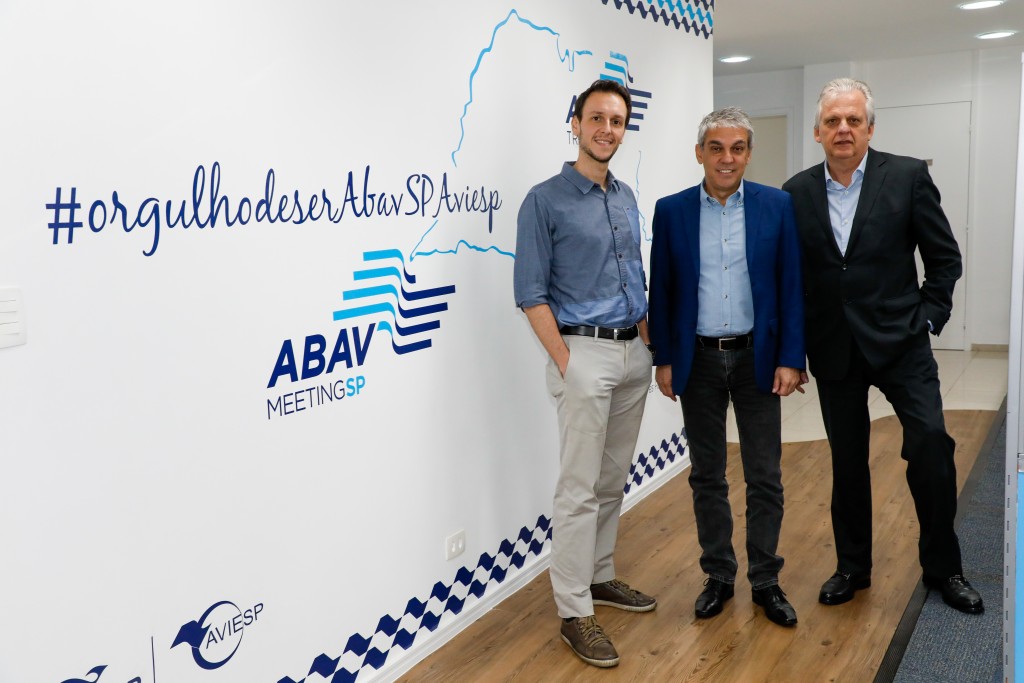 Abav-SP l Aviesp abre inscrições para o Abav MeetingSP 2022; confira data e programação Bruno Waltrick, Fernando Santos e Edmar Bull_Eric Ribeiro