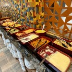 Buffet do Hot Beach Resort para o almoço