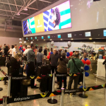Check-in deste voo de retorno entre Rio e Nova York
