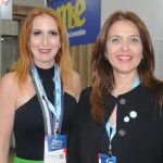 Cristiane Cavalli e Silvina Bello, da secretaria de Turismo de Ushuaia