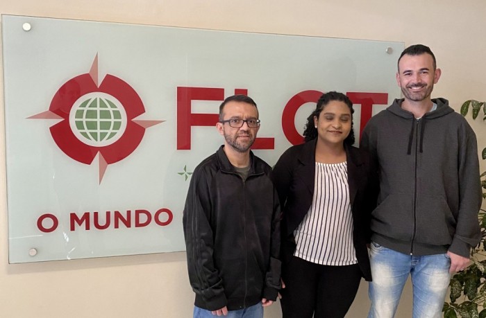 Flot Operadora apresenta novos colaboradores 1 Cristiano Saraiva, Nicoly Avelino e Eic Silva (Foto: Flot/