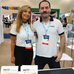 Flavia Schimidt e Marcelo Cury, da Hertz