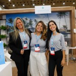 Helena Costa, Mariana Verdini, e Isa Menezes, do Iberostar