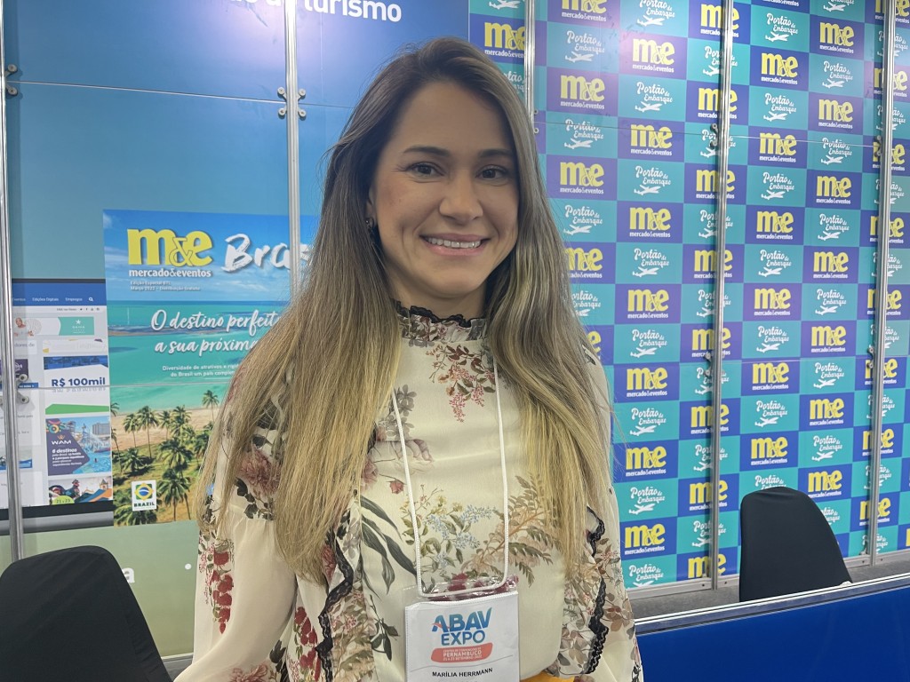 Alagoas celebra aquecimento do setor turístico com novos voos e rede hoteleira ampliada Assessora especial da Secretaria de Turismo de Alagoas, Marília Herrmann