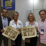 Ibrahim Elaref, do Egito, Mari e Rosa Masgrau, do M&E, e Mauricio Vianna, do NET Hospitality