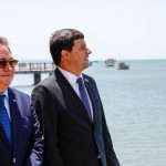 Manoel Linhares, presidente da Abih Nacional e Carlos Brito, ministro do Turismo do Brasil