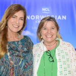 Marina Klink, fotógrafa, com Estela Farina, da NCL