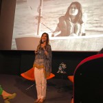 Marina Klink, velejadora, fotógrafa e especialista no destino Antártida durante a palestra para agentes de viagens convidados pela NCL