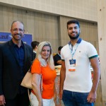 Regis Nogueira, da ABIH-CE, Idna Holanda, e Eduardo Medeiros, do Hotel Villa Mayor