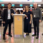 Ricardo Souza, Patricia Lacerda e Abraham Segal, da American