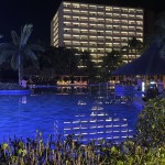 Vista do Hot Beach para o Hot Beach Resort