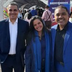 Breno Mesquita, Paula Flroriano e Claudio Junior, do BTM Breno Mesquita, Paula Flroriano e Claudio Junior, do BTM